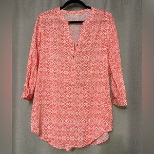 Grand & Greene Orange Patterned Blouse